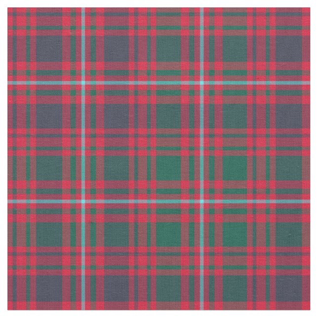 Glen Orchy District Tartan Fabric (Close Up)