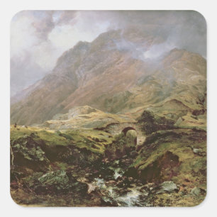 Glencoe, 1847 square sticker