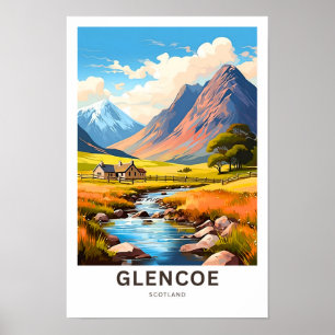 Glencoe Scotland Travel Print