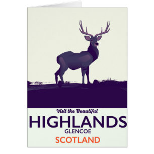 Glencoe, Scottish Highlands vacation print.