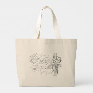 Glencoe Valley Scotland Tote Bag