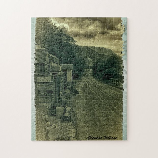 Glencoe Village, Glencoe, Lochaber , Scotland Jigsaw Puzzle (Vertical)