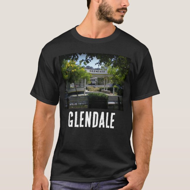 Glendale, California Adams Square Mini-Park T-Shirt (Front)
