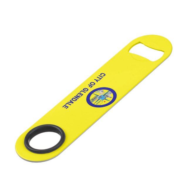 Glendale (California) City flag  Bar Key (Front Angled)