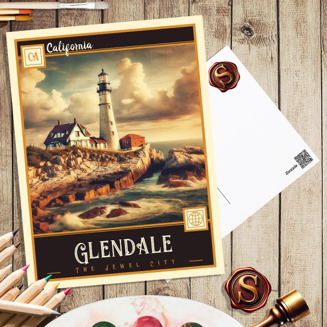 Glendale, California | Vintage Postcard (Creator Uploaded)
