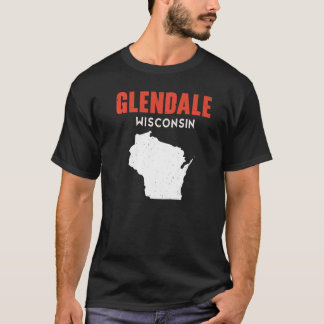 Glendale USA State America Travel Montanan Helena  T-Shirt