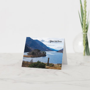 Glenfinnan Monument, Loch Shiel, Scotland Thank You Card