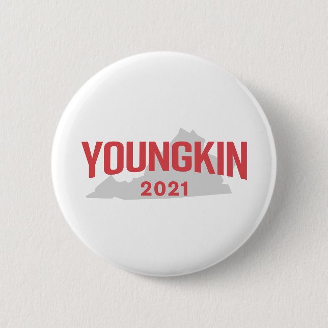 Glenn Youngkin for Virginia Governor 2 Inch Round Button (Front)