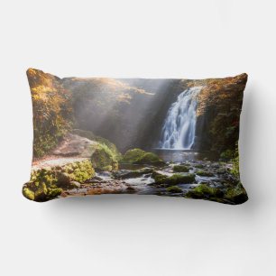 Glenoe Waterfall County Antrim, Northern Ireland Lumbar Pillow