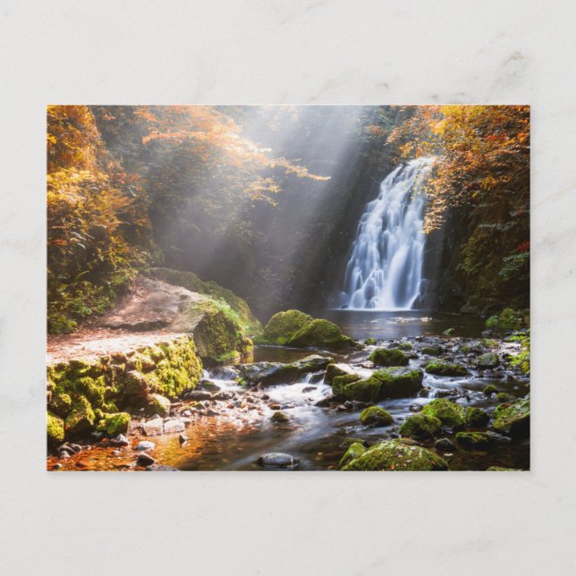 Glenoe Waterfall | County Antrim, Northern Ireland Postcard (Front)