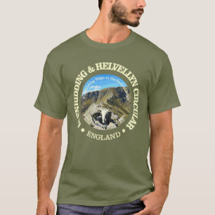 Glenridding & Helvellyn Circular Route (rd) T-Shirt