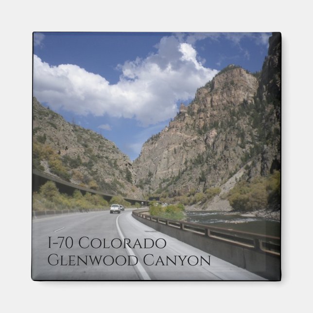 Glenwood Canyon Colorado I-70 Magnet (Devant)