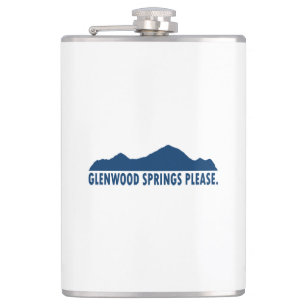 Glenwood Springs Colorado Please Hip Flask