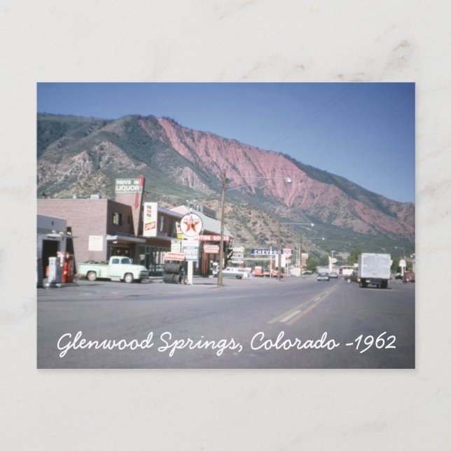 Glenwood Springs Colorado Postcard (Front)