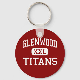 Glenwood - Titans - High School - Chatham Illinois Keychain