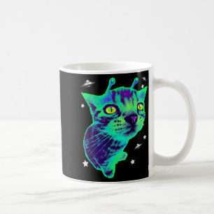 Glerp Glorp Funny Alien Cat Meme Gnarp Cat Silly A Coffee Mug