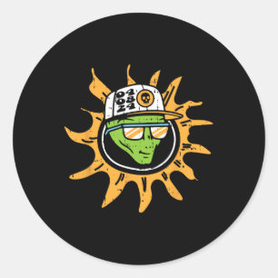 Gles Total Solar Eclipse April 8 2024 Totality Classic Round Sticker