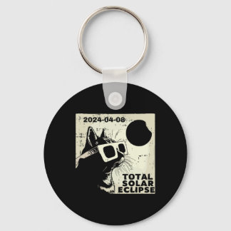 Gles Total Solar Eclipse April 8 2024 Totality Keychain