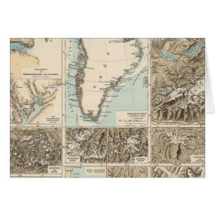 Gletscherkarte - Glacier Atlas Map
