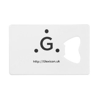 Glexicon UK Credit Card Bottle Opener