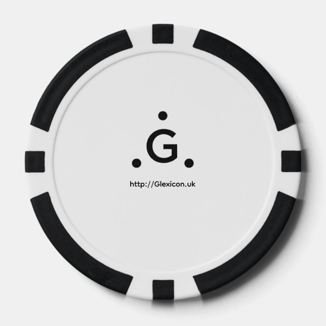 Glexicon UK Poker Chips (Front)