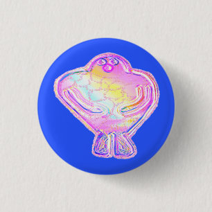 Glick the Golem 1 Inch Round Button