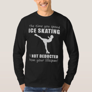 Glide & Giggle! Ice Skating - No Impact on Your Li T-Shirt