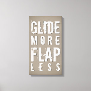 Glide More Flap Less Bold Slate  White Wall Decor