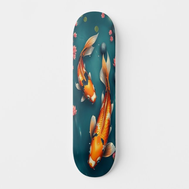 Glide of the Koi Edition 1 Skateboard (Front)