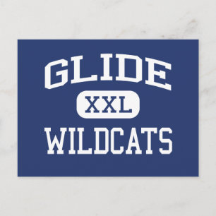 Glide - Wildcats - High School - Glide Oregon Postcard