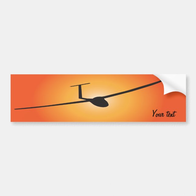 Glider Bumper Sticker (Front)