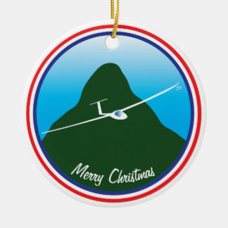 Glider Ceramic Ornament