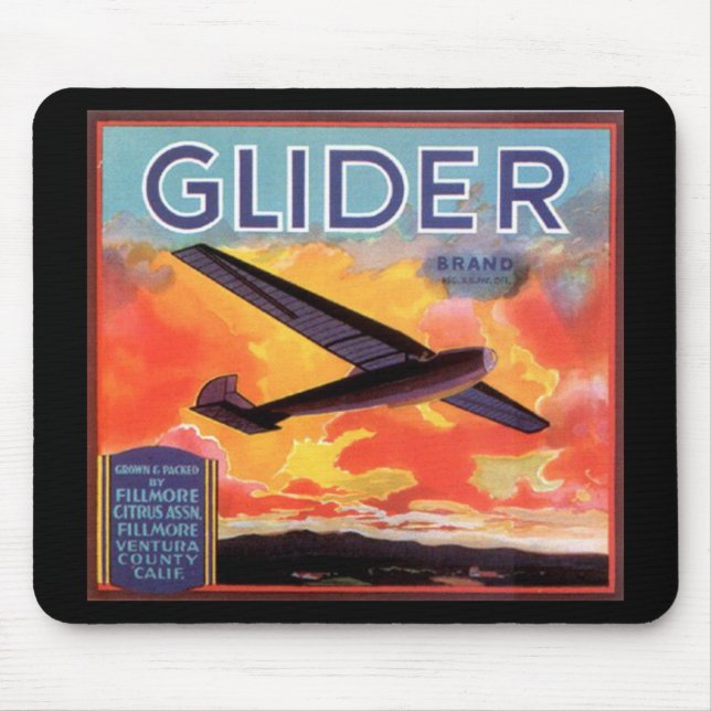 glider citrus mouse pad (Front)