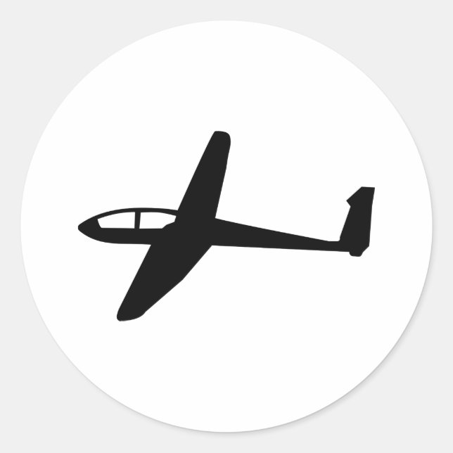 Glider Classic Round Sticker (Front)