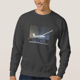 Glider Sailplane Aircraft Sweatshirt