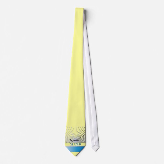 Glider Sailplane Aircraft Tie (Front)
