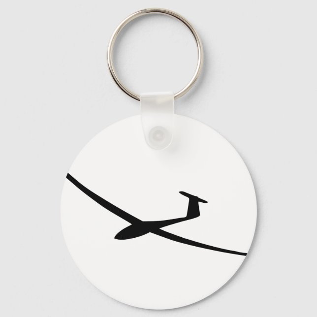 glider sailplane keychain (Front)