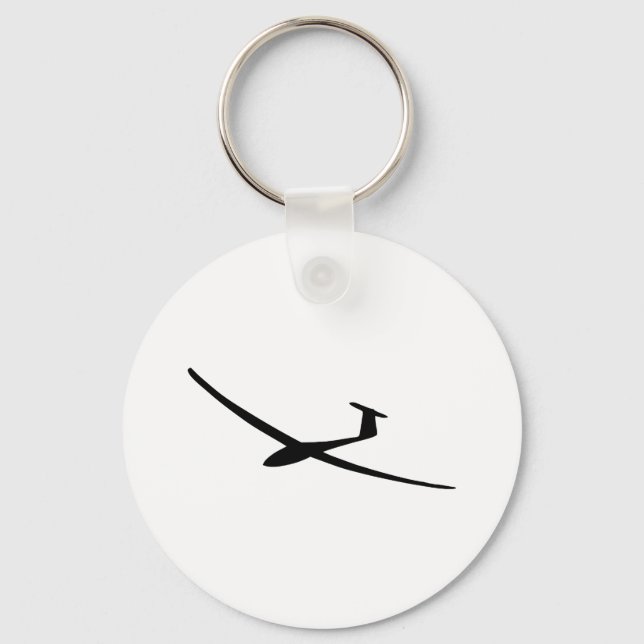 glider sailplane keychain (Front)