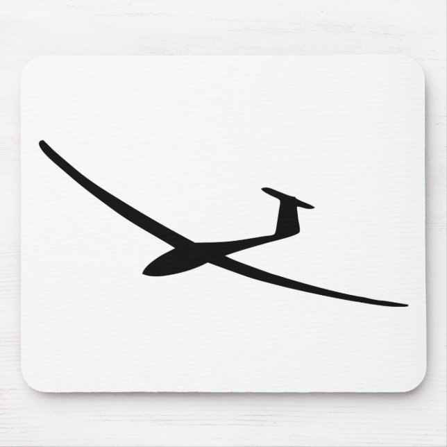 glider sailplane mouse pad (Front)