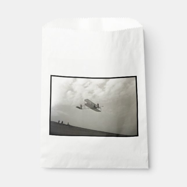 Glider Test Flight Aviation Wright Brothers Favour Bag (Front)