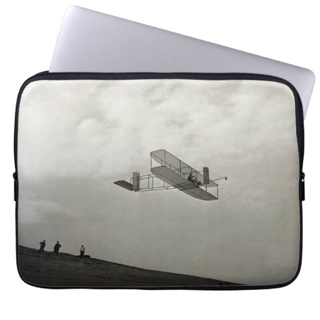 Glider Test Flight Aviation Wright Brothers Laptop Sleeve (Front)