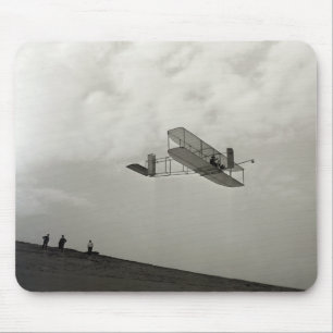 Glider Test Flight Aviation Wright Brothers Mouse Pad