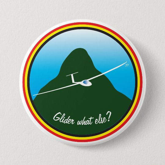 Glider - What else? 3 Inch Round Button