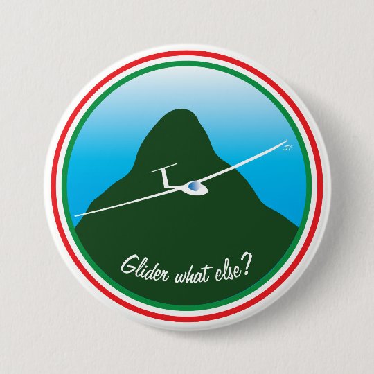 Glider - What else? 3 Inch Round Button