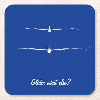 Glider - What else? Square Paper Coaster