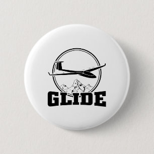 Gliding   Pilot Glider Thermals Soaring Soar Gifts 2 Inch Round Button