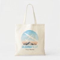 Gliding Pilot Vintage Aviator Sunset Airplane