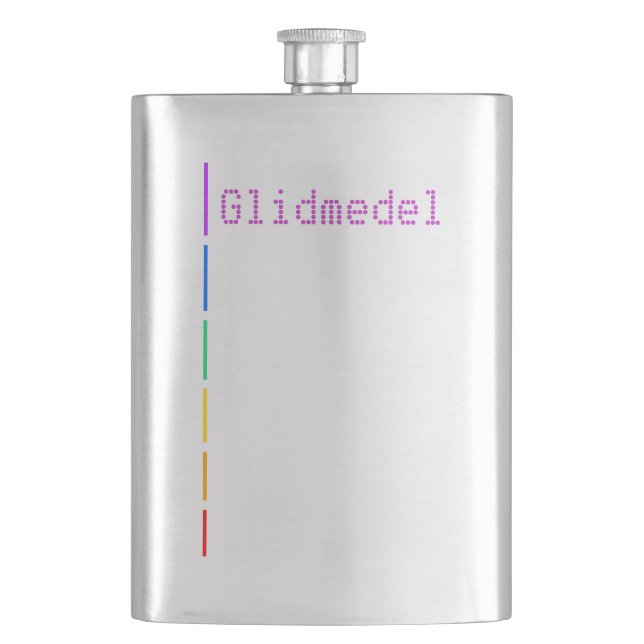 Glidmedel Hip Flask (Front)