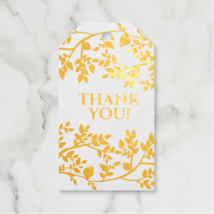 Glimmer Shine Thank You Branches & Birds Papercut Gift Tags
