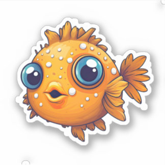 Glimmer the Golden Pufferfish